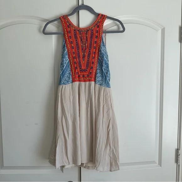 Flying Tomato | Dresses | Flying Tomato Embroidered Orange Coral White Blue  Sundress | Poshmark